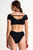 Hourglass One-Piece - Caviar