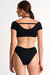 Hourglass One-Piece - Caviar