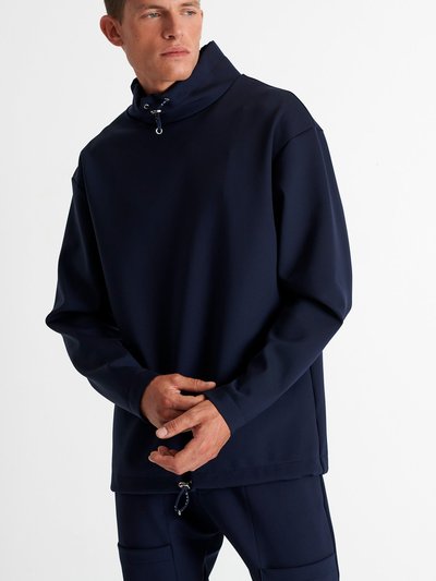 SHAN Long Sleeve Sweater High-Neck - Navy product