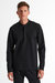 Long Sleeve Sweater Snap-Neck - Black - Black