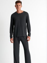 Modal Jersey, Soft Lounge Pants - Titanium