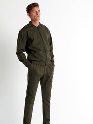 Modern 3D Jersey Cargo Pants - Khaki