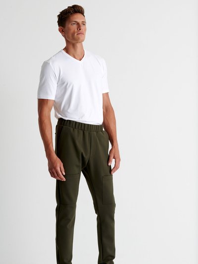 SHAN Modern 3D Jersey Cargo Pants - Khaki product