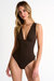 Plunging One-Piece - Chocolate - Chocolate