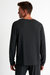 Soft Round Neck Long Sleeve Shirt - Titanium