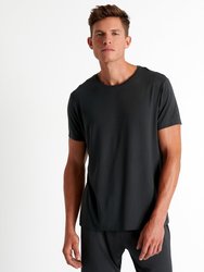 Soft Round Neck T-Shirt - Titanium