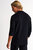 Textured Jersey Long Sleeve Round Neck - Black
