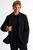 Textured Jersey Long Sleeve Round Neck - Black - Black