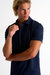 Textured Jersey Polo - Navy - Navy