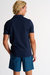 Textured Jersey Polo - Navy
