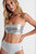 Vegan Leather Bandeau Bikini Top - Grey