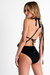 Vegan Leather Triangle Bikini Top