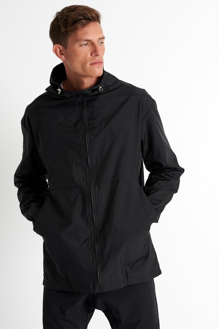 Waterproof Jacket - Black - Black