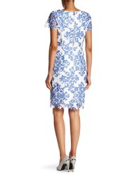 Etoille Printed Lace Dress