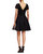 Fit And Flare Novelty Honeycomb Dress