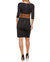 Focus By Shani - Ponte Knit Dress With Leather Waistband