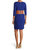 Focus By Shani - Ponte Knit Dress With Leather Waistband