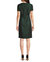 Jacquard Bow Detail Dress - Green