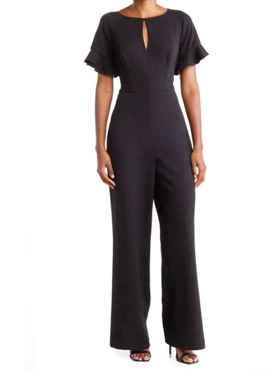 Shani Keyhole Jumpsuit With Flutter Sleeves product
