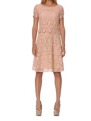 Popover Lace Dress - Champagne