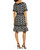 Two Tone Lace Dress - Black/White