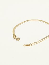 Herringbone Flat Chain Bracelet