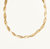 Herringbone Twist Necklace - Gold