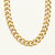 Thick Curb Chain Necklace - Gold