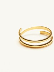 Thin Double Band Ring