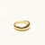 Timeless Bold Dome Ring - 2 Styles - 18 k Gold