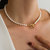 Toggle Pearl Chain Necklace