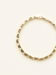 Vintage Strap Belt Bracelet - Gold