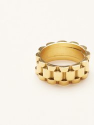 Belt Chain Ring - Gold