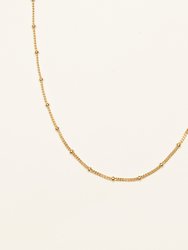 Bobble Chain Necklace - 18k Gold