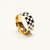 Checker Band Ring