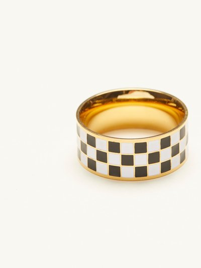 Shapes Studio Checker Band Ring product