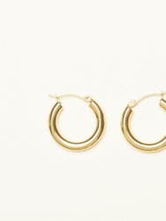Classic Hoop Earrings - Gold