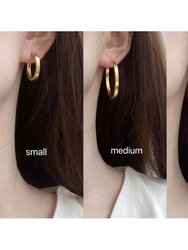 Everyday Closed Hoop Earrings - 3 Styles