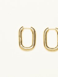 French Hoop Earrings - 2 Styles - Gold