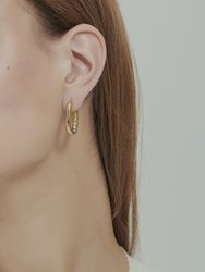 French Hoop Earrings - 2 Styles