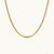 Herringbone Snake Necklace/Choker - 2 Styles - Gold