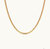 Herringbone Snake Necklace/Choker - 2 Styles - Gold