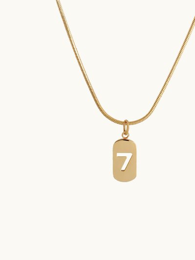 Shapes Studio Lucky Seven Charm Necklace product