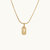 Lucky Seven Charm Necklace - 18k Gold
