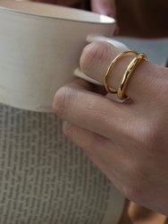 Mixed Double Band Ring