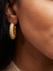 Snail Hoop Earrings