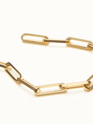 Thick Paperclip Chain Bracelet