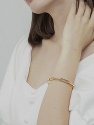 Thick Paperclip Chain Bracelet