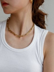 Thick Paperclip Chain Necklace