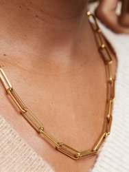 Thick Paperclip Chain Necklace